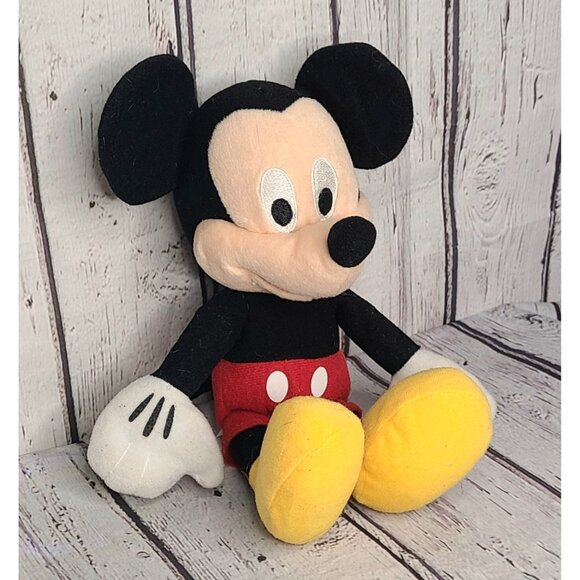 10" Disney Parks Original Mickey Mouse Plush Classic Stuffed Animal Toy Souvenir - Picture 1 of 2